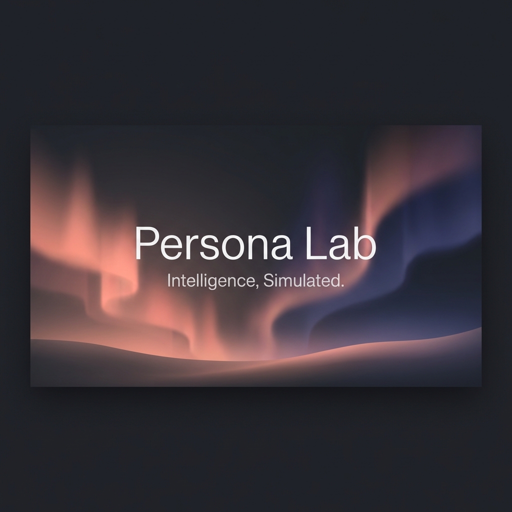 Persona Lab, AI focus-group SaaS, by 2 Acre Studios